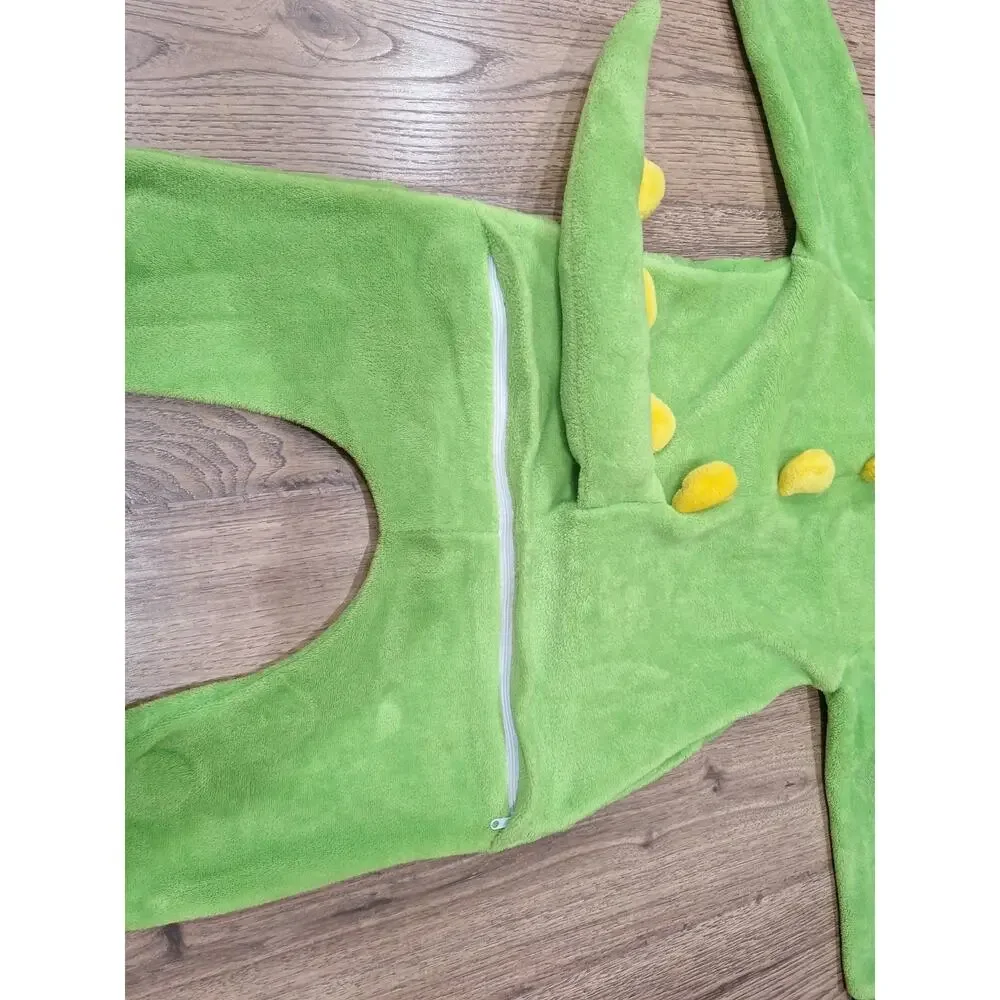 Halloween Dinosaur Costume 3T Toddler Jumpsuit Hood Tail Zipper